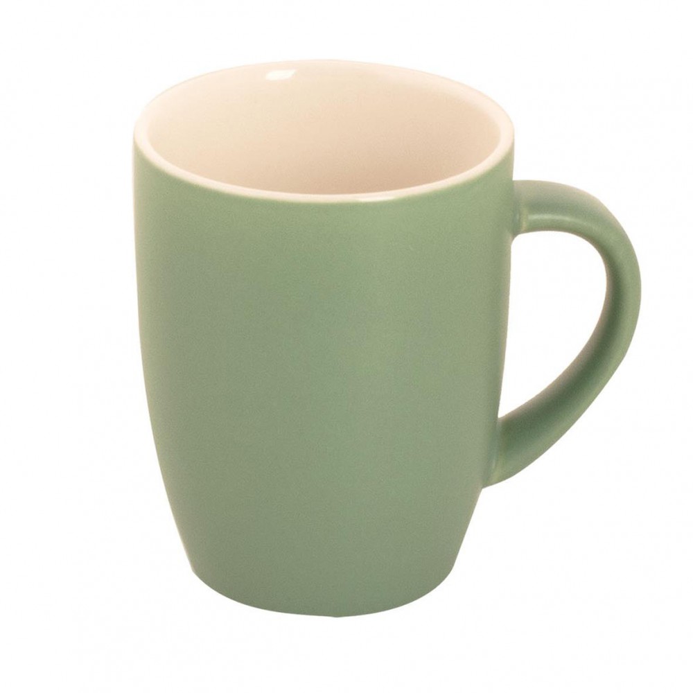 Robusta Becher matt grun bedruckt Robusta Becher matt grun bedruckt